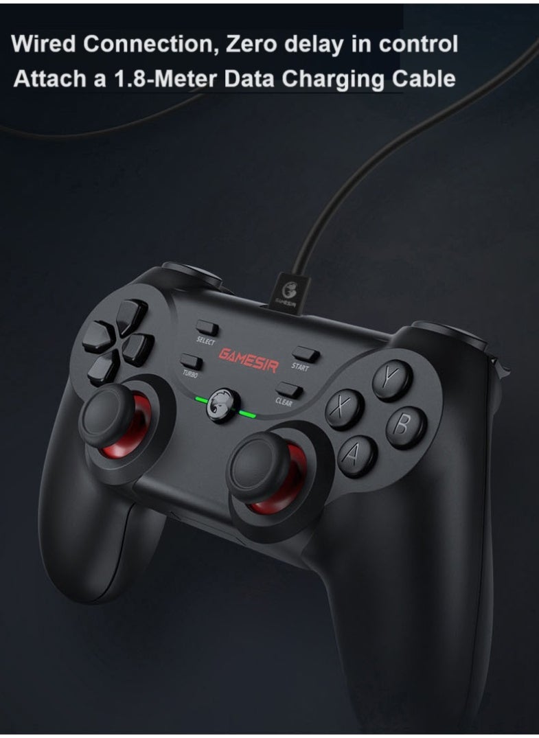 General - Classic Gamepad GameSir T3S Wireless Gaming Controller for Switch Windows PC Android TV Box iPad iOS & Android with Turbo Function, Dual Shock, 600mAh Lithium-ion Battery Playing 25hours - Image 1