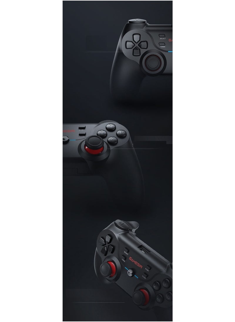 General - Classic Gamepad GameSir T3S Wireless Gaming Controller for Switch Windows PC Android TV Box iPad iOS & Android with Turbo Function, Dual Shock, 600mAh Lithium-ion Battery Playing 25hours - Image 1