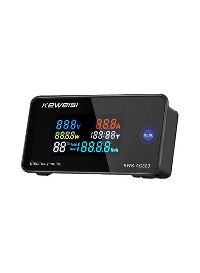 NIBEMINENT Digital Temperature Humidity Measurement Device Black 7.88x2.04x4.1cm - Image 1