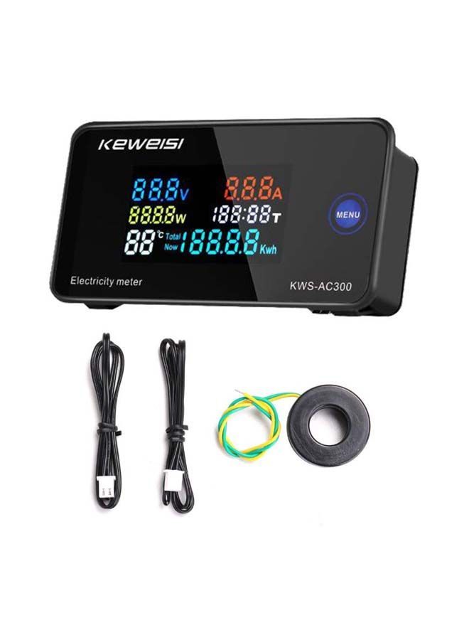 NIBEMINENT Digital Temperature Humidity Measurement Device Black 7.88x2.04x4.1cm - Image 2