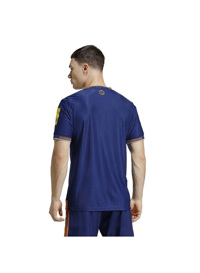 Adidas Nufc 3 Jsy Au Blue Football Jerseys For Men XS  - Image 4