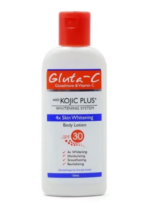 GLUTA C Glutathione & Vitamin C with Kojic Plus+ SPF30 Body Lotion 150ml - Image 1