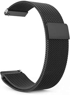 Generic zy Black Stainless steel metal watchband Milanese watch Replacement wristband 22mm, 2724738150421