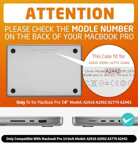 SUPCASE for MacBook Pro 14 Inch Case 20262021 Unicorn Beetle M5M4M3M2M1 ProMax A3427 A3426 A3434 A3185 A3401 A3112 A2918 A2992 A2779 A2442 Rugged Protective Cover for MacBook Pro 14 Black - Image 3