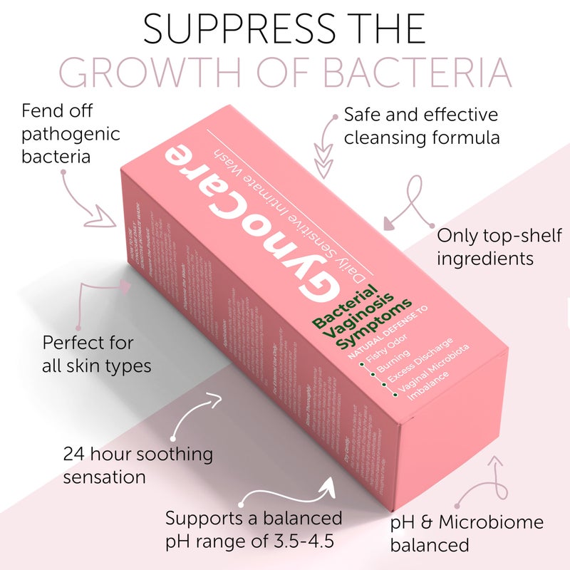 Terramed Just Think Comfort Feminine Wash | BV Treatment For Women | ph Balance Feminine Wash for Bacterial Vaginosis Treatment | Probiotic & Prebiotic Cleanser | Vaginal Dryness Hydration & Odor Control - Image 4