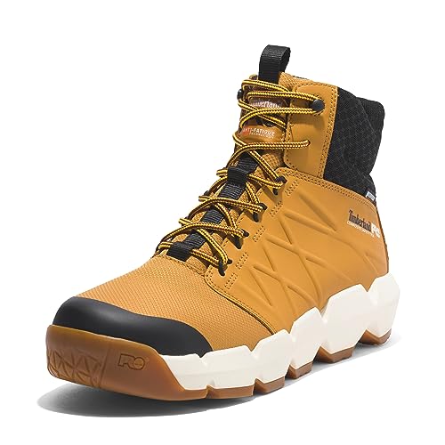 Timberland PRO Men's Morphix 6 Inch Composite Safety Toe Waterproof Industrial Casual Sneaker Boot, Wheat-2024 New, 8.5 - Image 1