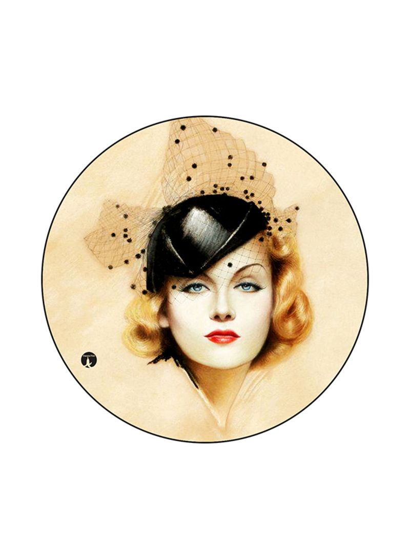 RKN The Woman Printed Mouse Pad Beige