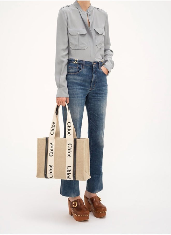 Chloe Large linen handbag  - Image 2