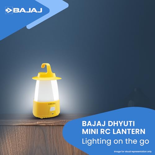 Bajaj Dhyuti Mini RC Lantern (610054_Yellow) Pack of 1 - Image 4
