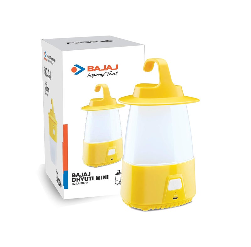 Bajaj Dhyuti Mini RC Lantern (610054_Yellow) Pack of 1 - Image 1