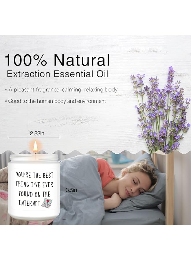 إيروريكس هدايا لها، هدية الذكرى السنوية، هدية رومانسية لصديقتها، هدايا عيد ميلاد مضحكة للنساء، زوجة، صديقة، أفضل الأصدقاء، أفضل صديقة، هدايا الأم، أفضل الشموع، هدايا للنساء - Image 2