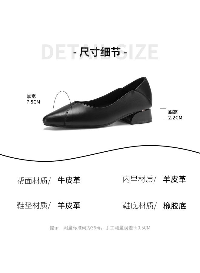 St&Sat Spring New Commuter Shoes Pointed Toe Fashion Wedding Shoes Business Fashion Banquet Leather Shoes - Image 5