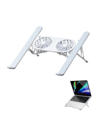 Laptop Cooling Stand – Foldable, Dual Silent Fans, Adjustable Height, LED Lights, Fits 10-15.6 Inch Laptops - pzsku/ZEC1E978EEBA32CF13B5EZ/45/_/1740909183/52f50245-7b10-437a-bbf1-a26f086a3537