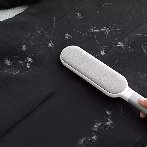Max Home Pet Hair Dust Lint Remover Double Sided Reusable Brush with SelfCleaning Base for Clothing and Furniture Couch Carpet Medium Blue - Image 3