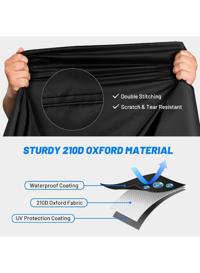Favoto Favoto Bike Cover Waterproof Outdoor Bicycle Cover Thicken Oxford 29 Inch Windproof UV Snow Rustproof with Lock Hole Storage Bag for Mountain Road Bike City Bike Beach Cruiser Bike  - Image 4