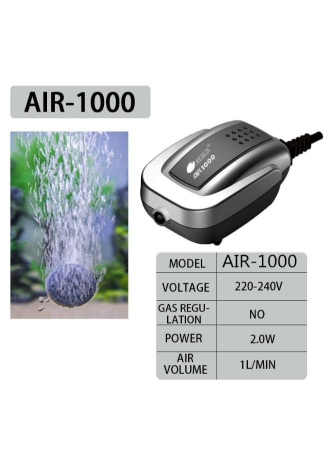 ريسن مضخة هواء بتصميم صامت من ريسون، حاصلة على براءة اختراع، موفرة للطاقة بتقنية ستريملاين - (أحجام متعددة) - Image 2