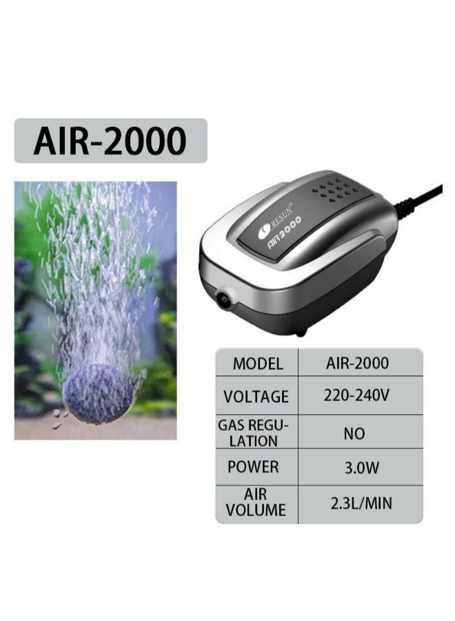 ريسن مضخة هواء بتصميم صامت من ريسون، حاصلة على براءة اختراع، موفرة للطاقة بتقنية ستريملاين - (أحجام متعددة) - Image 3