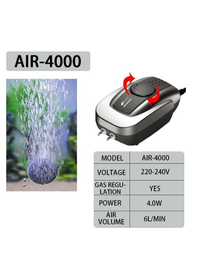 ريسن مضخة هواء بتصميم صامت من ريسون، حاصلة على براءة اختراع، موفرة للطاقة بتقنية ستريملاين - (أحجام متعددة) - Image 4