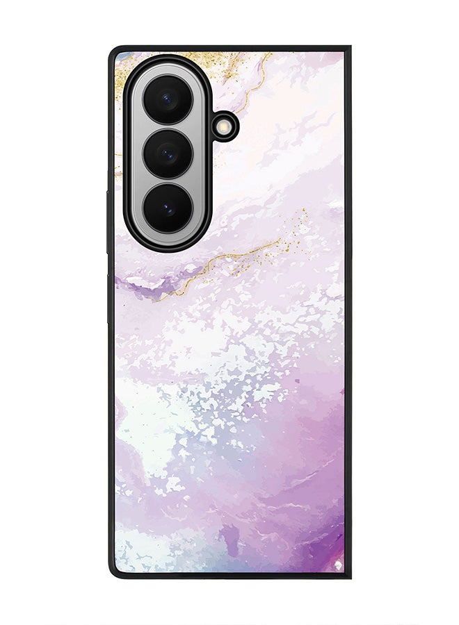 For Samsung Galaxy Z Fold7 Case,Slim fit Camera Protection, Shockproof Thin Phone cover  - Marble Print Marine