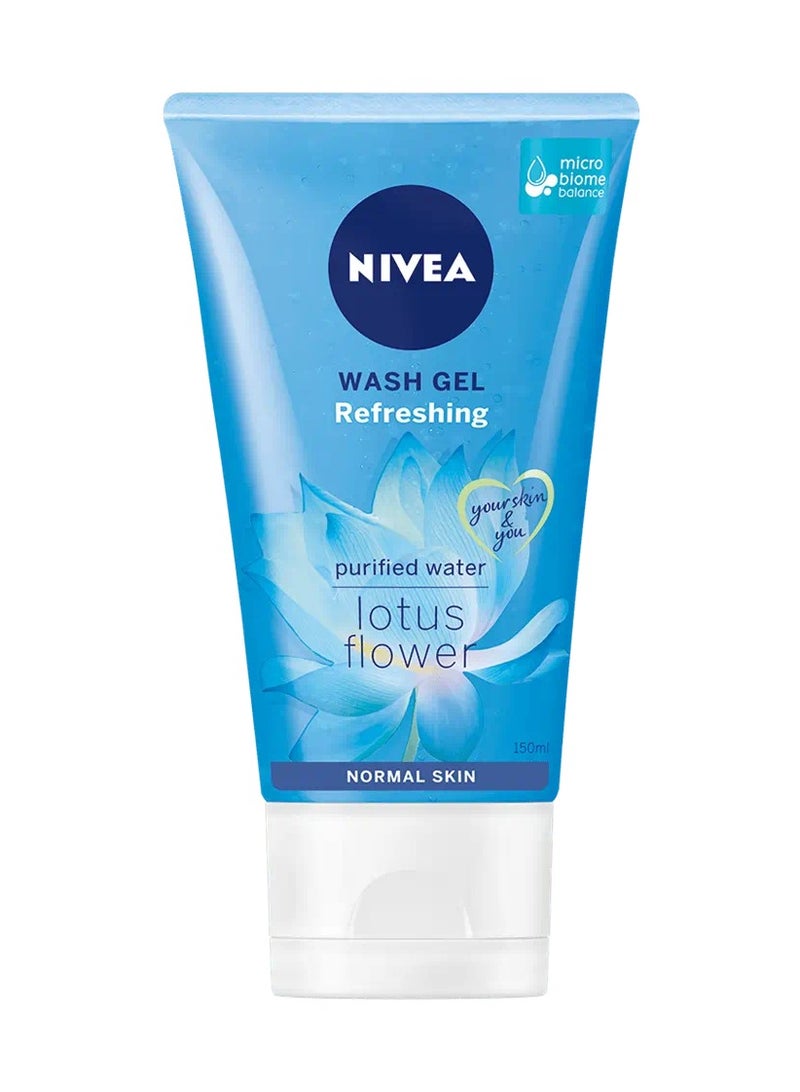 Nivea 2 pieces of NIVEA Refreshing Face Wash with Lotus Flower 150ml  - Image 3