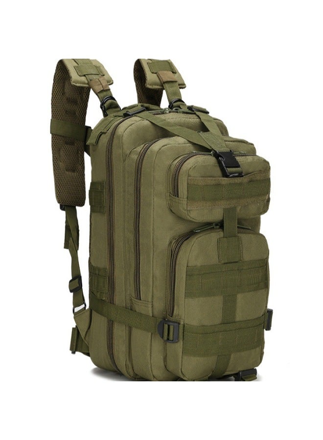Generic Tactical Shoulder Outdoor Mountaineering Bag Army 30L Capacity Fan Camping Backpack Sports 3P Backpack Travelers Shoulder-Capacity:Black CP Camouflage  - Image 2