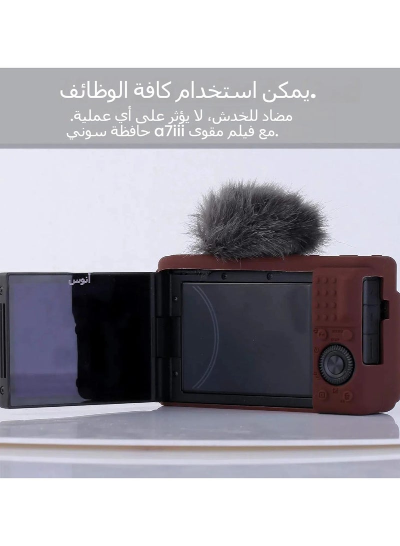 حالة كاميرا رقمية ناعمة ومقاومة للخدوش مع حماية شاشة لـ Sony ZV-1 - Image 3