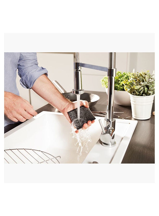 Vileda 2-Piece Glitzi Power Inox Sponge 20 x 1 x 1 cm - Image 1