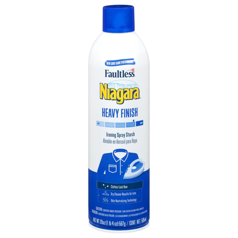 Faultless Niagara Niagara Spray Starch Plus, Heavy, 20 Oz