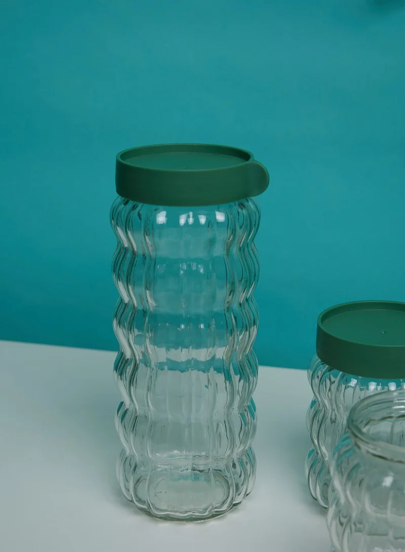 اورورا 5 Piece Glass Jar Set