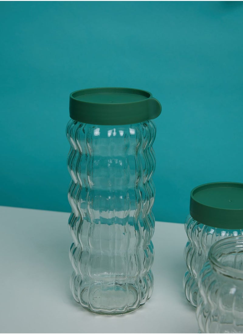 AURORA - 5 Piece Glass Jar Set - Image 1