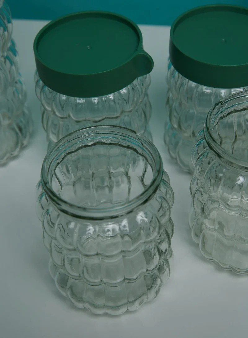 اورورا 5 Piece Glass Jar Set