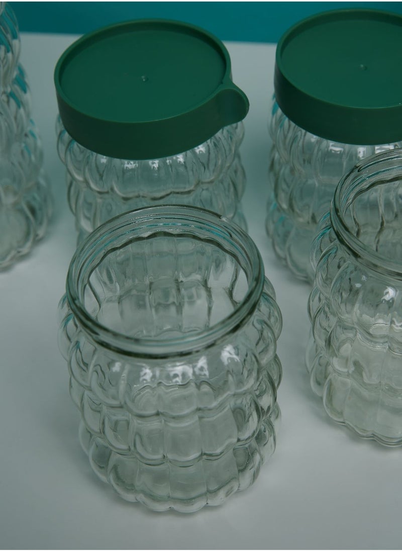 AURORA - 5 Piece Glass Jar Set - Image 1