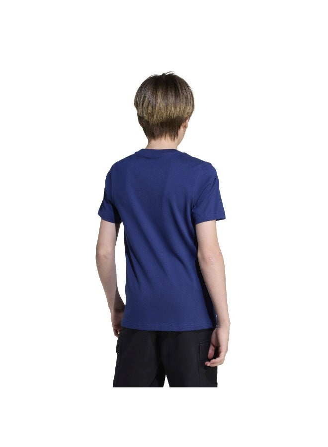 Adidas J Colleg T Blue Training T-Shirts For Junior 7-8Y - Image 3