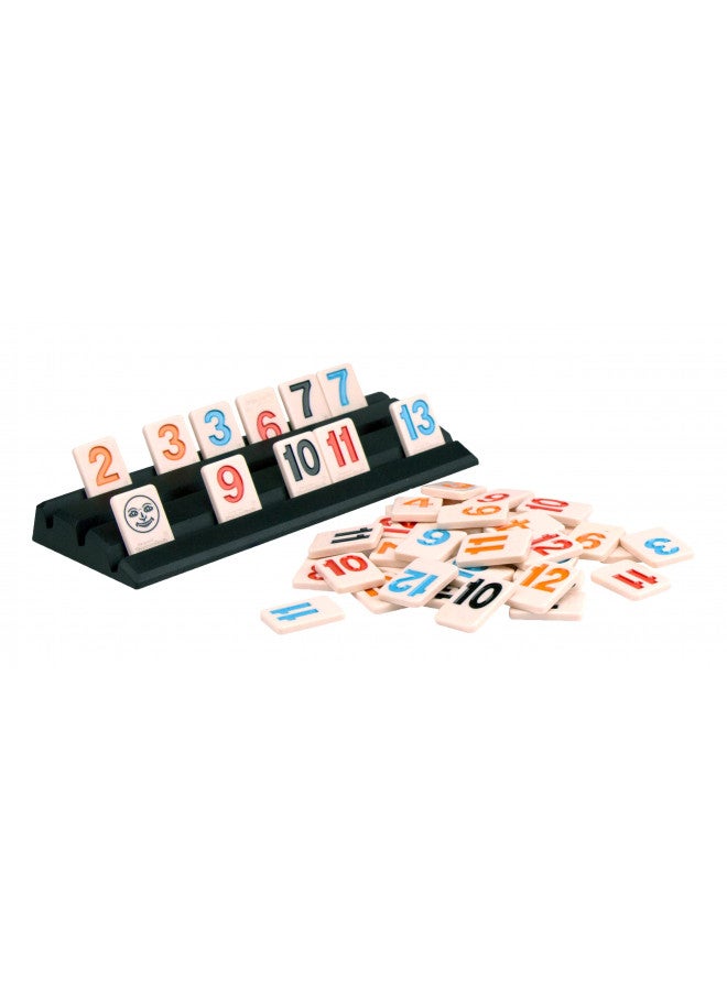 Pressman Original Retro Style Large Numbers Rummikub - Includes Tiles with Bright, Over-Sized, Inset Numbers for Easy Viewing, Multi Color - Image 3