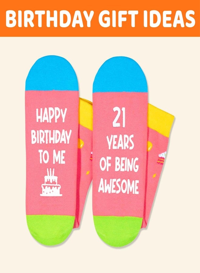 Zmart 21st Birthday Gifts Women - 21st Birthday Gifts Ideas for Her Him, 21 Year Old Socks - Image 4