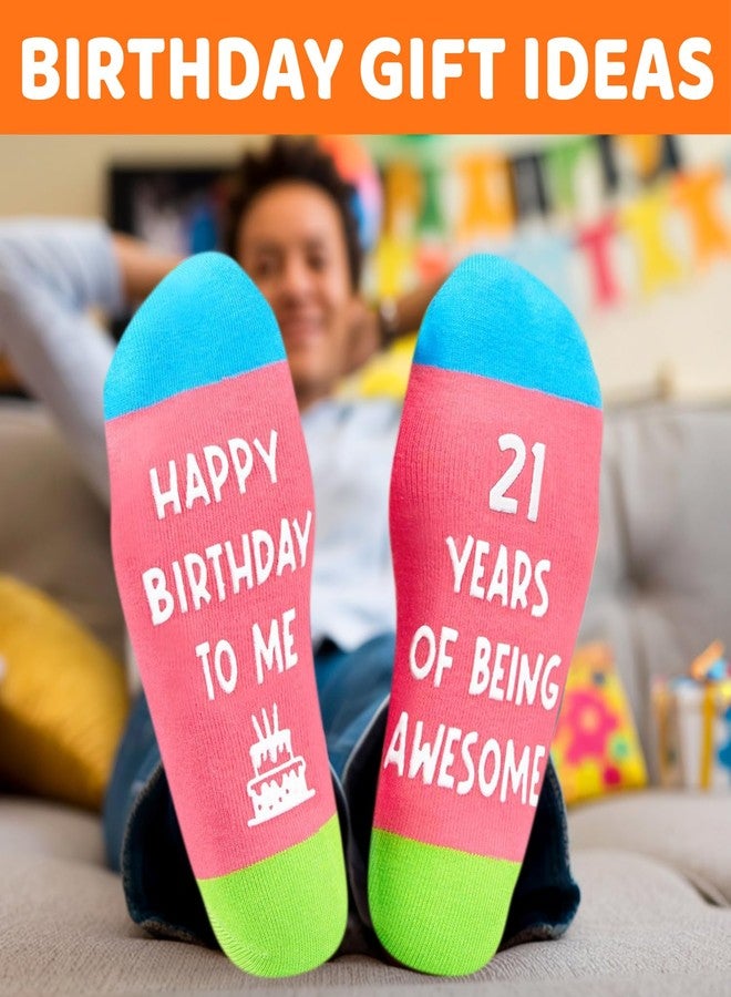 Zmart 21st Birthday Gifts Women - 21st Birthday Gifts Ideas for Her Him, 21 Year Old Socks - Image 5