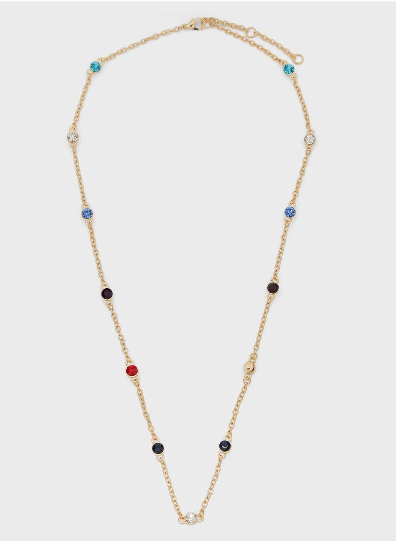 ELLA - Beaded Chain Necklace - Image 1