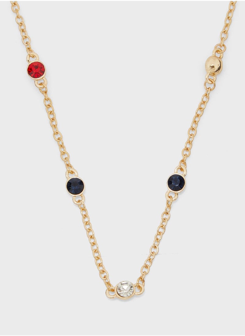 ELLA - Beaded Chain Necklace - Image 1