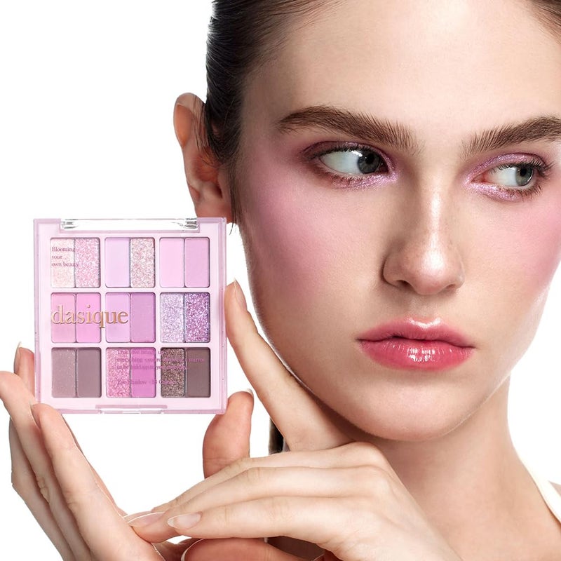 dasique Shadow Palette #18 Berry Smoothie l Vegan, Cruelty-Free l 18 Blendable Shades in Smooth Matte and Shimmer Finishes with Gorgeous Pearls - Image 3