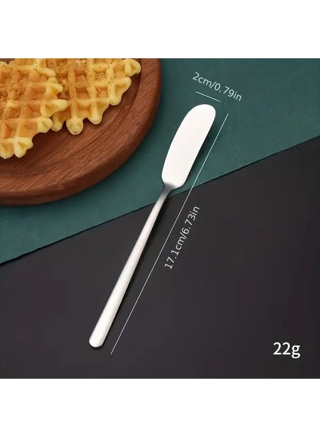 3Pcs Stainless Steel Multifunctional Butter Cheese Jar Spatula Kitchen Gadgets - Image 3
