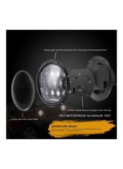 NIBEMINENT Round Shaped LED Front Headlight Replacement  - Image 5