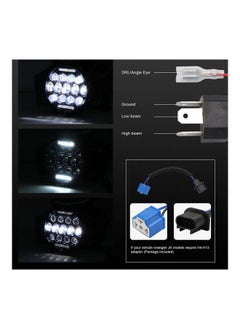 NIBEMINENT Round Shaped LED Front Headlight Replacement  - Image 4