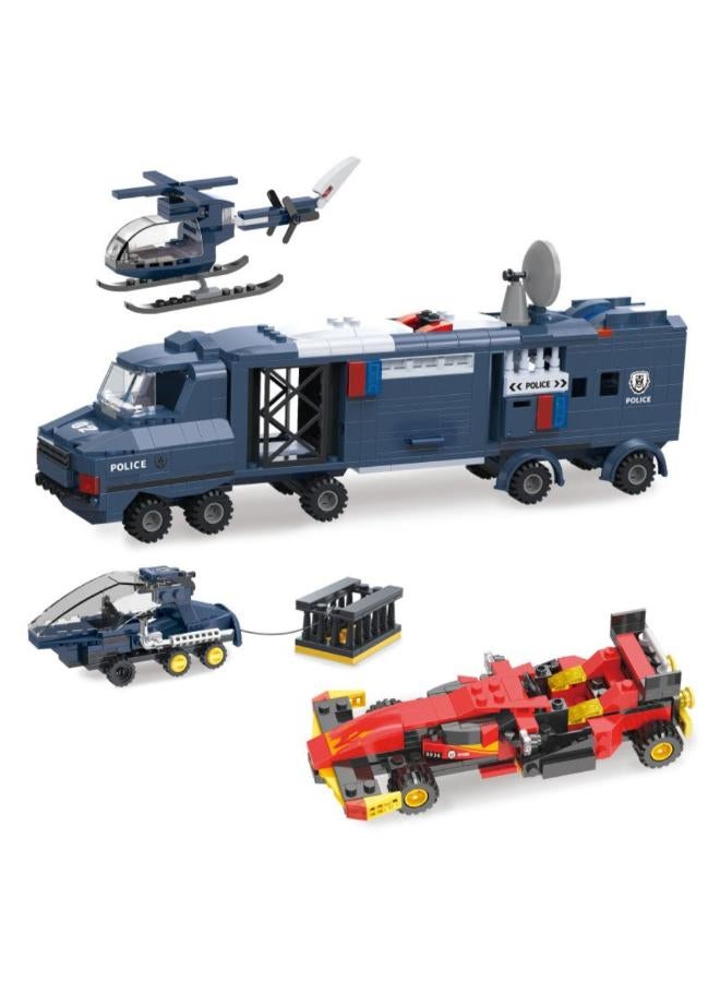 Cogo Police City Building Block Set - Image 1
