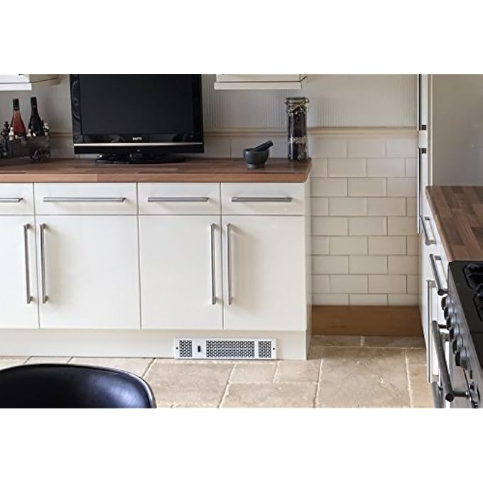 KPH-1800 CLASSIC - KITCHEN PLINTH HEATER - CENTRAL HEATING - HYDRONIC - 1.8KW (SILVER) - Image 3