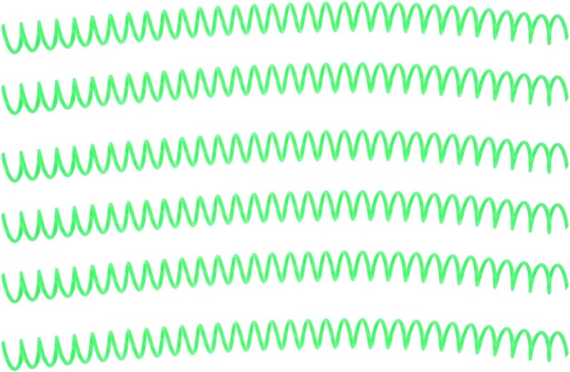 Spiral Binding Coil Large Capacity Comb 30 Holes 13MM Diameter Set KIT for Office Classroom Library Storage (Green) - Image 4