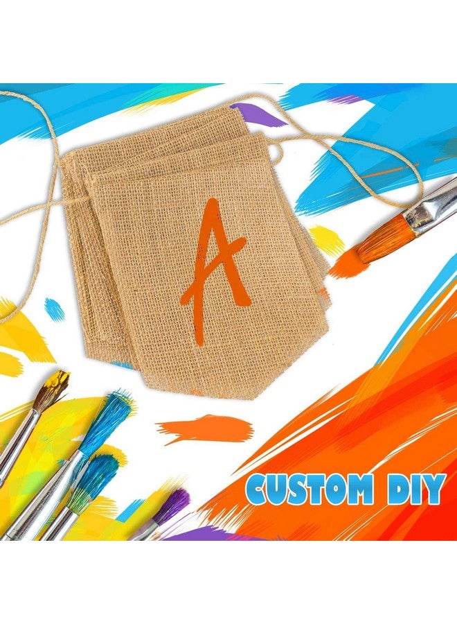 Lify V Shaped Burlap Banner Perfect DIY Party Decoration for Wedding, Birthday and Baby Shower - Jute Reusable Banner for Decoration, Multipurpose Adjustable (25 Banner) - Image 4