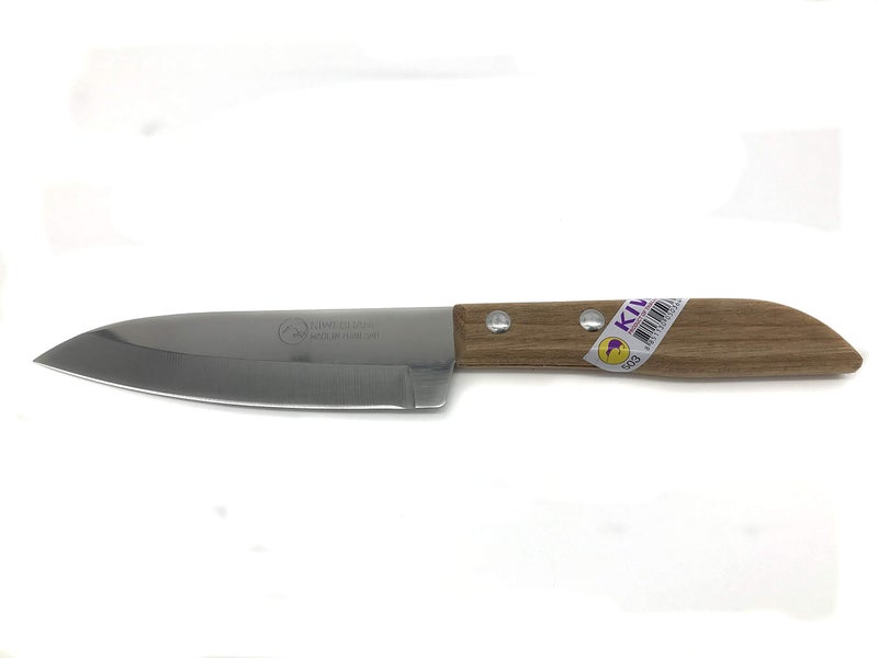 Kiwi 4" Sharp Pairing Knife, with wood Handle # 503 - Image 2