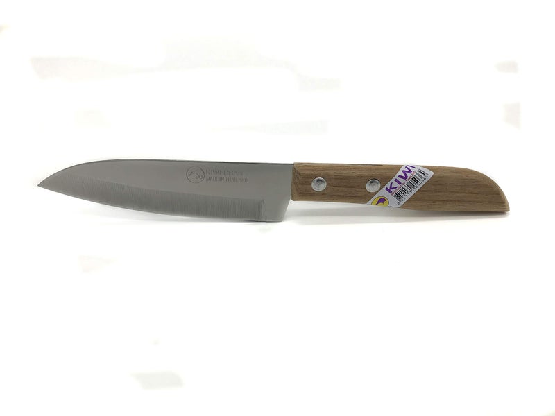 Kiwi 4" Sharp Pairing Knife, with wood Handle # 503 - Image 1