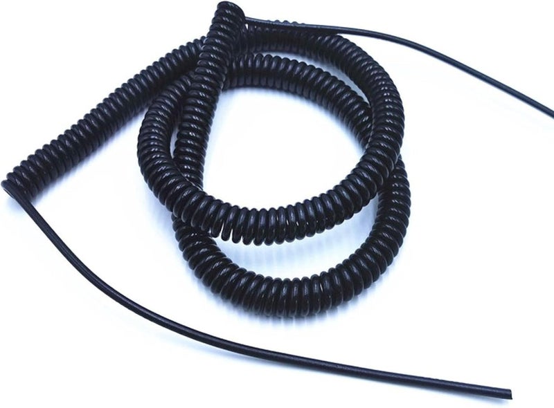 Spring Cable,Spring Telescopic Spiral Cable, Spring Telescopic Spiral Cable 4 Core Spring Telescopic Wire Spiral Cable 24AWG0.2mm 20AWG0.5mm 17AWG1.0mm 14AWG2.0mm Stretchable Extension Wire Stretch 3. - Image 5
