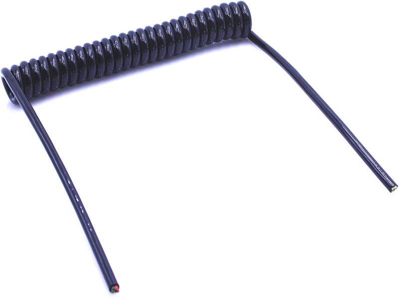 Spring Cable,Spring Telescopic Spiral Cable, Spring Telescopic Spiral Cable 4 Core Spring Telescopic Wire Spiral Cable 24AWG0.2mm 20AWG0.5mm 17AWG1.0mm 14AWG2.0mm Stretchable Extension Wire Stretch 3. - Image 4